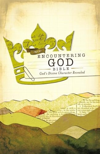 Stock image for NIV, Encountering God Bible, Hardcover (Encounter Bible Series): God's Divine Character Revealed Zondervan for sale by Aragon Books Canada