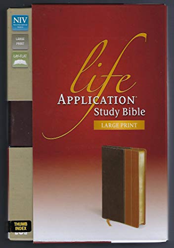 9780310421313: Life Application Study Bible: New International Version, Chocolate / Tan, Italian Duo-Tone