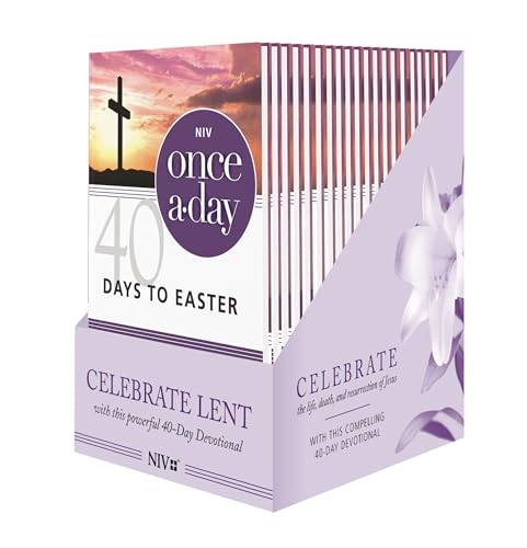 NIV, Once-A-Day 40 Days to Easter Devotional, Filled Display, 20 Pack (9780310421337) by Boa, Kenneth D.