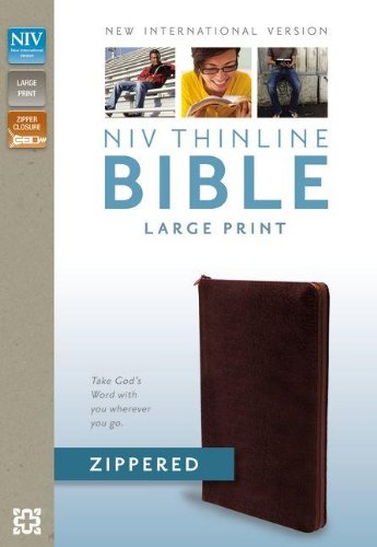 9780310421368: Holy Bible: New International Version, Burgandy, Bonded Leather, Zippered, Thinline