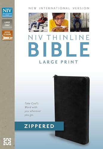 9780310421375: Holy Bible: New International Version, Black, Bonded Leather, Zippered, Thinline Bible