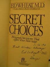 Stock image for The Power of Your Secret Choices: How to Settle Issues Before They Become Big Problems for sale by SecondSale