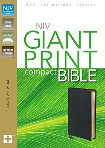 9780310426486: Holy Bible: New International Version, Ebony, Premium Leather, Giant Print Bible