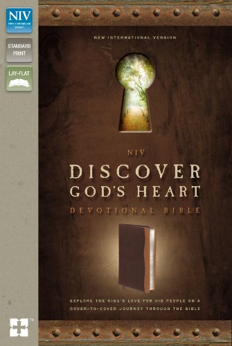 Stock image for NIV, Discover God's Heart Devotional Bible, Leathersoft, Brown/Tan: Explore the King's Love for His People on a Cover-to-Cover Journey Through the Bible for sale by Seattle Goodwill