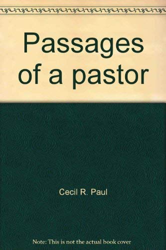 Stock image for Passages of a Pastor for sale by a2zbooks