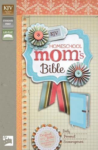 9780310431480: Homeschool Mom's Bible: King James Version, Cornflower Blue Italian Duo-Tone