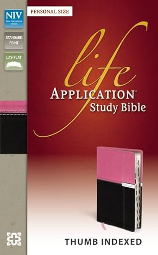 9780310431541: Life Application Study Bible: New International Version, Orchid / Chocolate Italian Duo-Tone, Personal Size