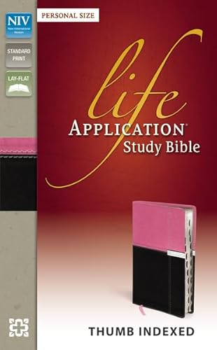 9780310431541: Life Application Study Bible: New International Version, Orchid / Chocolate Italian Duo-Tone, Personal Size