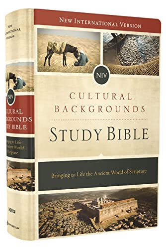Beispielbild fr NIV, Cultural Backgrounds Study Bible (Context Changes Everything), Hardcover, Red Letter: Bringing to Life the Ancient World of Scripture zum Verkauf von Irish Booksellers