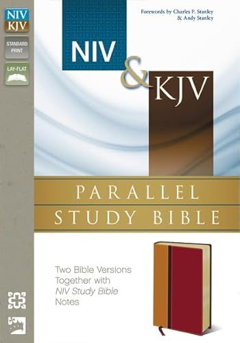 NIV, KJV, Parallel Study Bible, Imitation Leather, Red: Two Bible Versions Together for Study and Comparison (9780310432746) by Zondervan