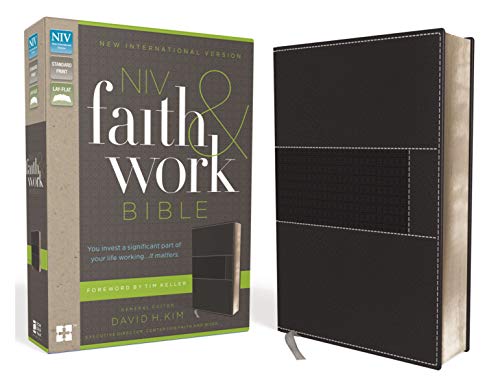 Stock image for NIV, Faith and Work Bible, Leathersoft, Gray for sale by Mahler Books