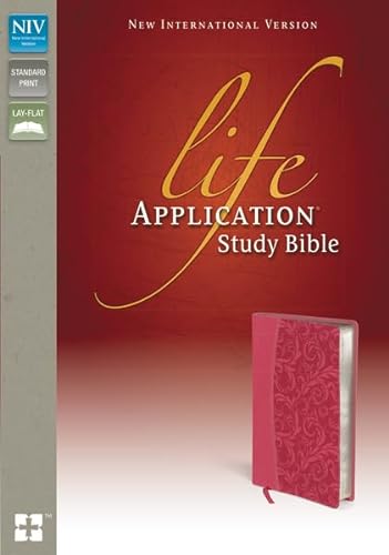 Stock image for NIV, Life Application Study Bible, Second Edition, Leathersoft, Pink, Red Letter Edition for sale by Books Unplugged