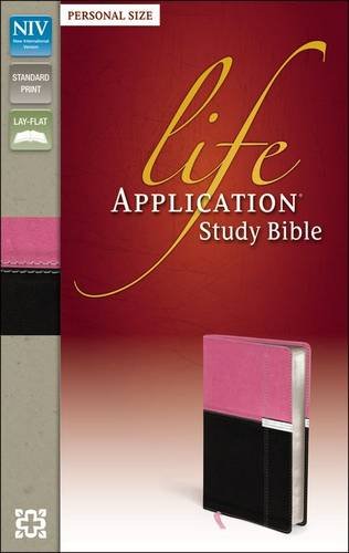 Stock image for NIV, Life Application Study Bible, Personal Size, Leathersoft, Pink/Brown for sale by HPB-Ruby