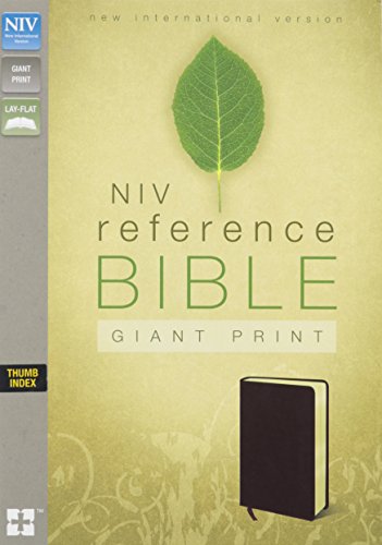 9780310435037: Holy Bible: New International Version Burgundy Bonded Leather Giant Print Reference Bible, Giant Print