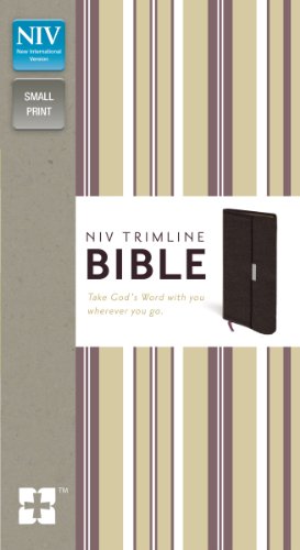 Stock image for NIV, Trimline Bible, Bonded Leather, Burgundy, Red Letter Edition for sale by GoldenWavesOfBooks