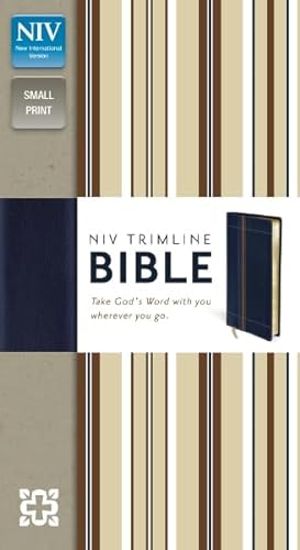 9780310435174: Holy Bible: New International Version, Blue / Tan Italian Duo-Tone Trimline, Small Print