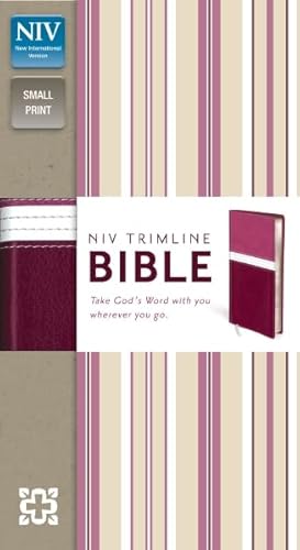 Stock image for NIV, Trimline Bible, Imitation Leather, Pink/Burgundy, Red Letter Edition for sale by Once Upon A Time Books