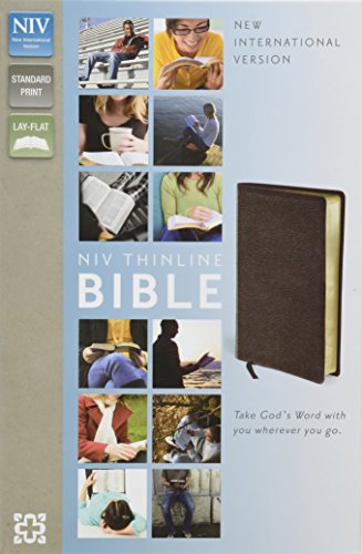 Stock image for NIV, Thinline Bible, Bonded Leather, Burgundy, Red Letter Edition for sale by Books Unplugged