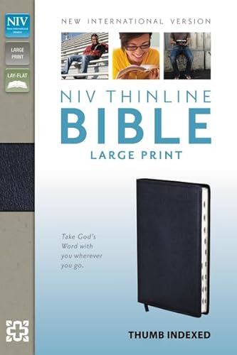 9780310435969: Holy Bible: New International Version, Navy, Bonded Leather, Thinline, Lay-Flat