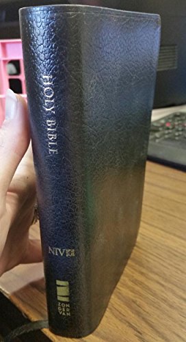 Imagen de archivo de NIV, Thinline Reference Bible, Compact, Bonded Leather, Black, Red Letter Edition a la venta por Patrico Books