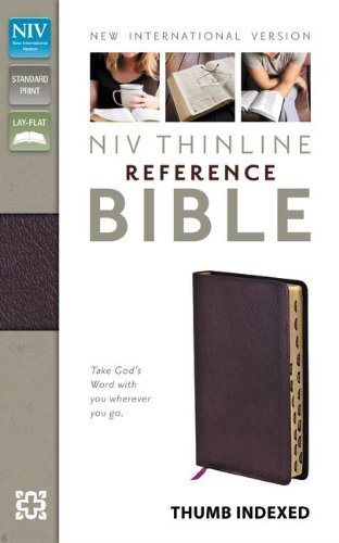 9780310436294: Holy Bible: New International Version, Burgundy Bonded Leather, Thinline Reference
