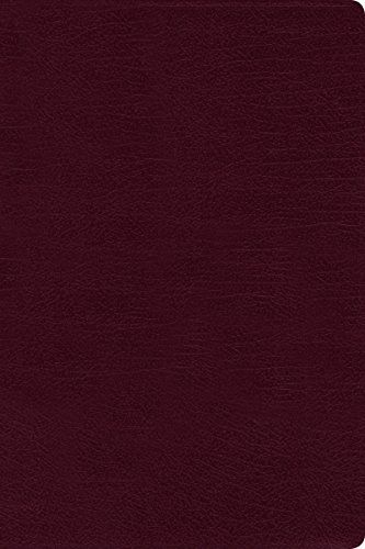 Stock image for NIV, Thinline Reference Bible, Large Print, Bonded Leather, Burgundy, Red Letter Edition for sale by GoldenWavesOfBooks