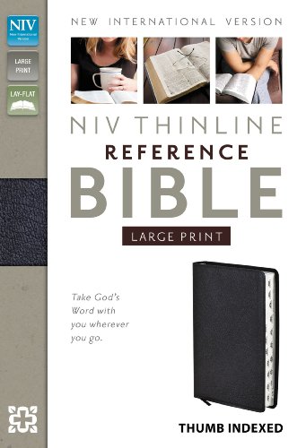 9780310436393: Holy Bible: New International Version, Black, Bonded Leather, Thinline Reference