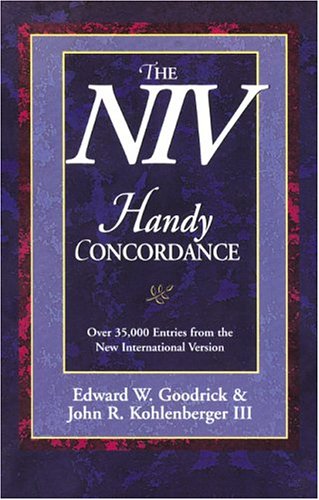 9780310436614: Niv Handy Concordance