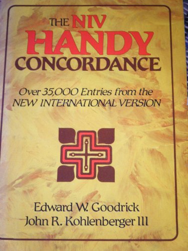 Imagen de archivo de Niv Handy Concordance a la venta por Gulf Coast Books