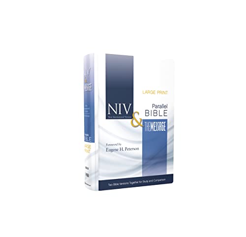 9780310436850: Side-By-Side Bible-PR-NIV/MS-Large Print: Two Bible Versions Together for Study and Comparison