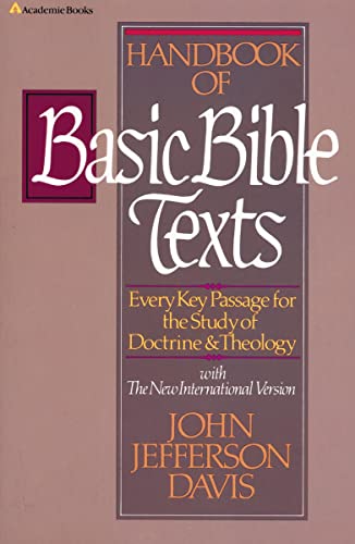 9780310437116: Handbook of Basic Bible Texts: Every Key Passage for the Study of Doctrine and Theology