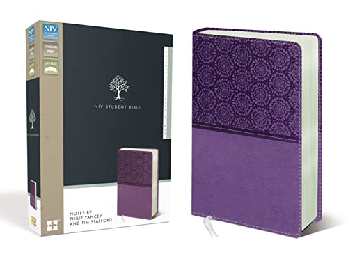 NIV, Student Bible, Leathersoft, Purple (9780310437260) by Zondervan