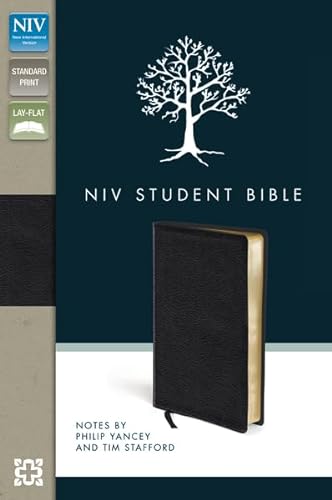 9780310437307: NIV Student Bible: New International Version, Black, Bonded Leather