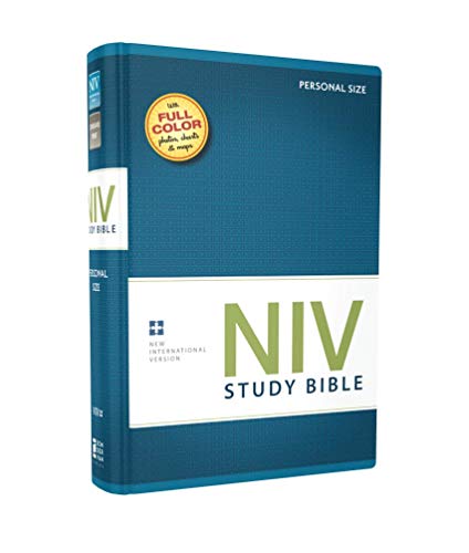 9780310437321: NIV Study Bible, Personal Size, Hardcover, Red Letter Edition