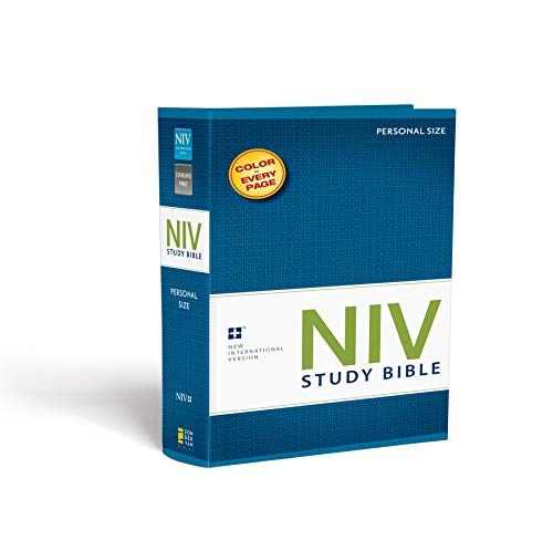 9780310437338: NIV Study Bible: New International Version, Personal Size, with Full Color Photos, Charts & Maps