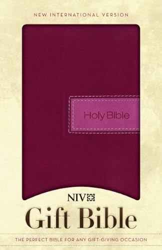 9780310438434: Gift Bible-NIV: New International Version, Razzleberry, Italian Duo-Tone, Gift Bible