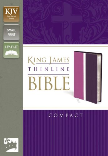 Beispielbild fr KJV, Thinline Bible, Compact, Imitation Leather, Pink/Purple, Red Letter Edition zum Verkauf von Once Upon A Time Books