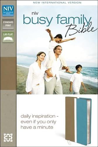 9780310441670: Busy Family Bible: Daily Inspiration Even If You Only Have a Minute: New International Version Italian Duo-Tone