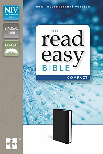 9780310441809: NIV, ReadEasy Bible, Compact, Imitation Leather, Black, Red Letter Edition