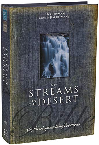 Stock image for NIV, Streams in the Desert Bible, Hardcover: 365 Thirst-Quenching Devotions for sale by ThriftBooks-Atlanta