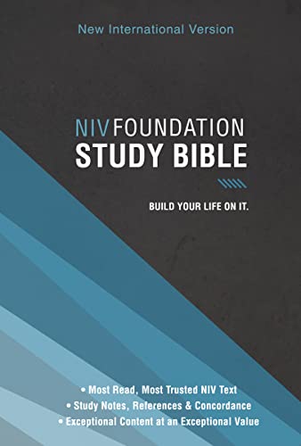 9780310441861: NIV, Foundation Study Bible, Hardcover, Red Letter Edition