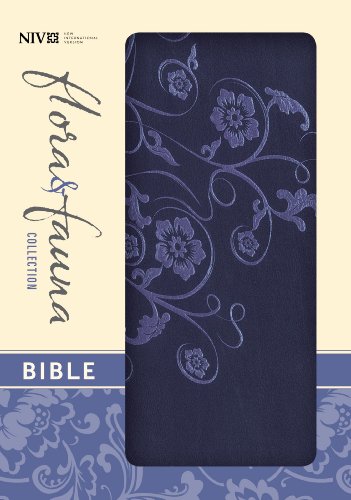 9780310442950: Holy Bible: New International Version, Marina Blue / Floral, Italian Duo-Tone, Flora & Fauna Collection