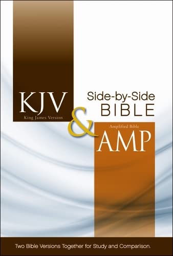 Beispielbild fr KJV, Amplified, Side-by-Side Bible, Hardcover, Red Letter Edition zum Verkauf von Book Deals