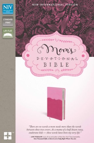 9780310443377: NIV, Mom's Devotional Bible, Leathersoft, Pink