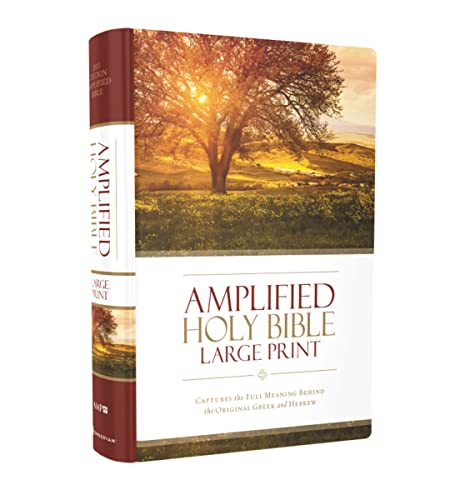 9780310444039: Amplified Holy Bible, Large Print, Hardcover: Captures the Full Meaning Behind the Original Greek and Hebrew