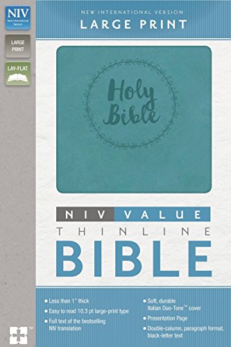 9780310444985: Holy Bible: New International Version, Turquoise Italian Duo-Tone, Value Thinline