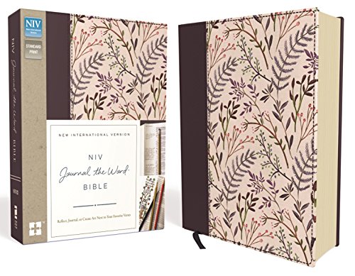 Imagen de archivo de NIV, Journal the Word Bible, Cloth over Board, Pink Floral: Reflect, Journal, or Create Art Next to Your Favorite Verses a la venta por Half Price Books Inc.