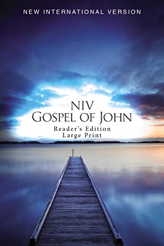 9780310446026: Gospel of John-NIV: New International Version, Blue Pier, Reader's Edition