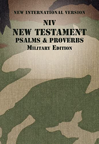 Stock image for NIV, New Testament with Psalms and Proverbs, Military Edition, Paperback, Woodland Camo for sale by Keeper of the Page