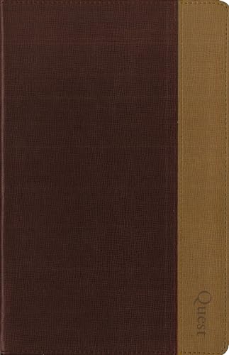 9780310446965: NIV, Quest Study Bible, Personal Size, Imitation Leather, Burgundy/Tan, Indexed: The Question and Answer Bible [Idioma Ingls]